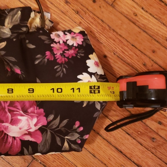 Black with Flowers Mini Bag - Picture 7 of 7